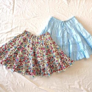 MiniBoden Tiered Skirts, Size 4-5Y.